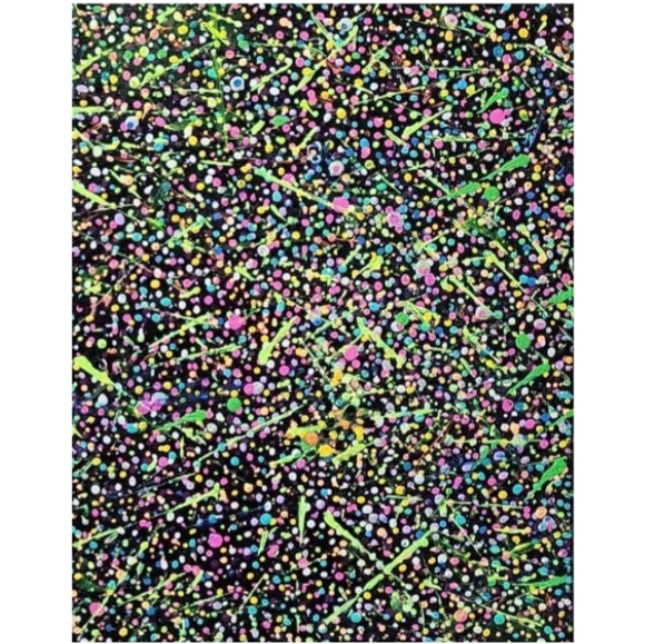 Hand Crafted Other - Hand Crafted Textured Abstract Design 11x14 Inches Canvas Painting